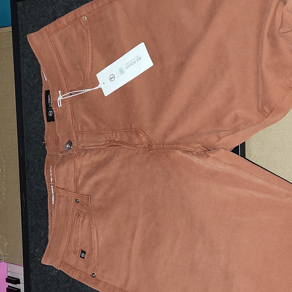 SALE💗AG Adriano Goldschmied Sateen Farrah High Rise Skinny - Picture 4 of 8